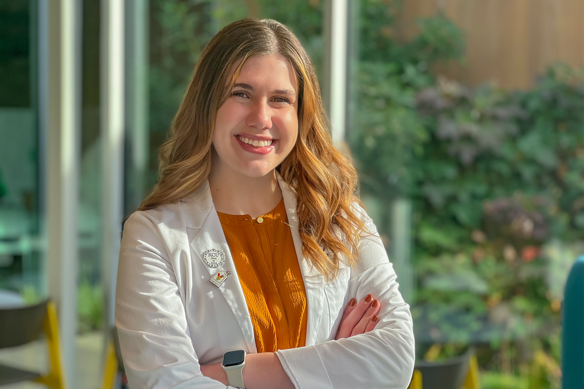 Hannah Newland doctor of osteopathic medicine student overcomes adversity to attend medical school