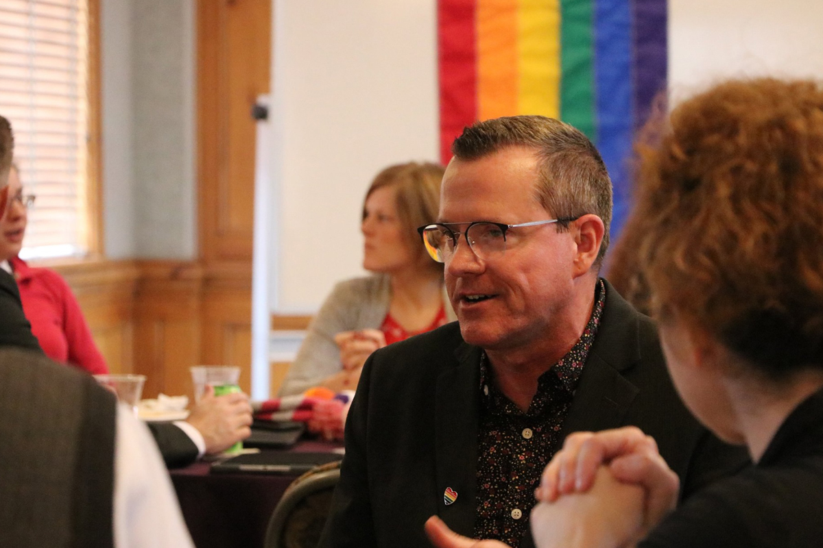 Ron Holt, DO established an osteopathic medicine scholarship for lgbtq+ students at KCU